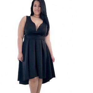 Plus Size High Low Dress